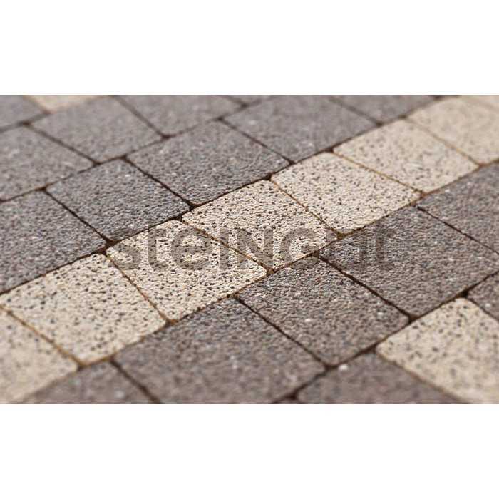 Плитка тротуарная Steingot Премиум, Классика Арко, дробеструйная обработка, Caramello, толщина 60 мм
